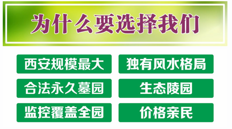 西安壽陽山墓園全程陪同解答，根據(jù)客戶需求制